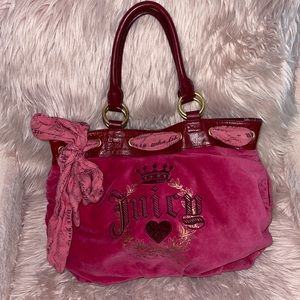 Juicy Couture Hot Pink Y2K tote